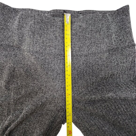 Athleta Delancey Herringbone Tight Leggings Womens Medium M Gray Casual DD09X - Picture 6 of 7